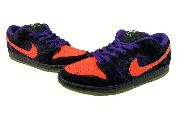 ナイキ NIKE 19年製 SB DUNK LOW NIGHT OF MISCHIEF ダンク ロー ナイト オブ ミスチーフ ハロウィン オレンジ 紫 黒 BQ6817-006 メンズ靴 スニーカー ブラック 29cm 104-shoes559