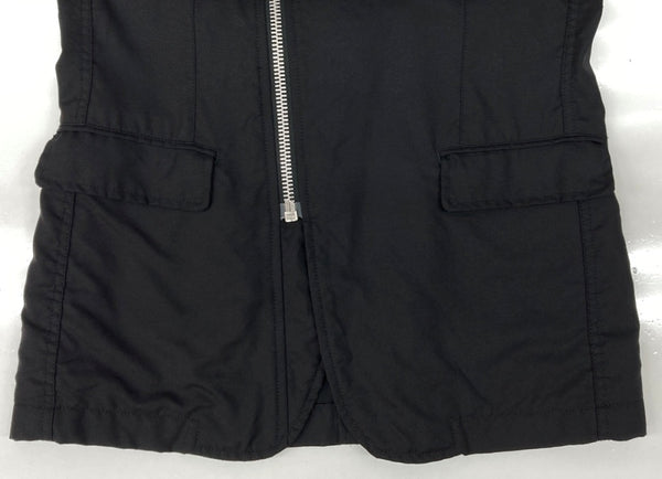コムデギャルソン COMME des GARCONS OMME PLUS 12SS WOOL RIDERS JACKET ウール ライダース ジャケット Tailoring for Punks ジップアップ アウター 黒 PI-J112 ジャケット 無地 ブラック Mサイズ 104MT-2219