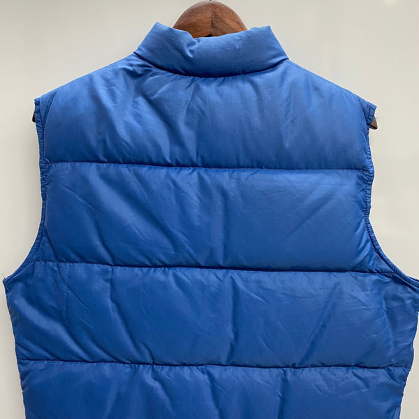 【曜日割引対象外】 エルエルビーン L.L.Bean 70's 筆記体タグ ダウンベスト ベスト ブルー Mサイズ 201MT-4287 VB