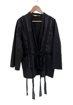 サスクワッチファブリックス Sasquatchfabrix. 20SS ORIENTAL CARDIGAN ガウンシャツ カーディガン 黒 20SS-SY9-001 半袖シャツ ブラック Sサイズ 101MT-4795