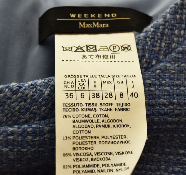 マックスマーラ Max Mara 半袖 ワンピース ライトブルー 52211097 ワンピース ブルー 40 103LT-88