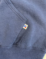 ラッセルアスレチック RUSSELL ATHLETIC 90s 90’s DEETER FOUNDRY フーディ vintage ヴィンテージ USA製 アメリカ製 パーカ ネイビー Lサイズ 101MT-4314