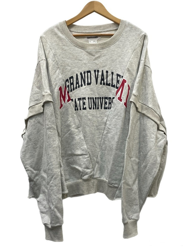 ディスカバード DISCOVERED ユーズド 再構築 スウェットシャツ  DC NS-OA-CU-01 スウェット グレー フリーサイズ 601MT-91