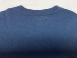 ステューシー STUSSY OLD 白タグ 90's 前期～中期 USA製 ヘンリーネック HENLEY NECK サーマル ワッフル 長袖 カットソー リブ NAVY 紺 ロンT 無地 ネイビー Lサイズ 104MT-1774
