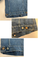 リーバイス Levi's 60’s～70's 60年代 70年代 70505 BIGE ビッグE 不均等V トラッカージャケット デニムジャケット Gジャン 4th vintage ヴィンテージ - ジャケット ブルー 101MT-4123