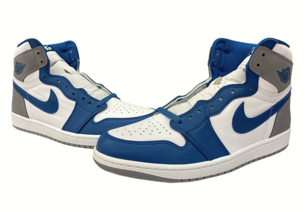 ナイキ NIKE 22年製 AIR JORDAN 1 RETRO HIGH OG TRUE BLUE エア ジョーダン 1 レトロ ハイ トゥルー  ブルー AJ1 白 灰色 青 DZ5485-410 メンズ靴 スニーカー ブルー 29cm 104-shoes596 | 古着通販のドンドンサガール