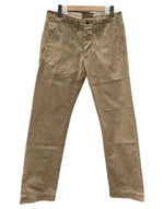 ダブルアールエル RRL OFFICER CHINO オフィサーズ チノ ボタンフライ フィールドチノ Ralph Lauren 薄茶 無地 チノパン ベージュ サイズ 30/30 104MB-380