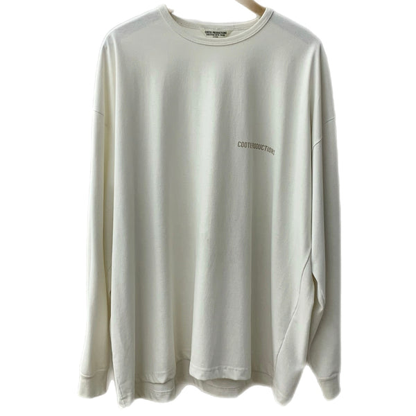 クーティープロダクションズ COOTIE PRODUCTIONS ロンT ホワイト Lサイズ 201MT-4315