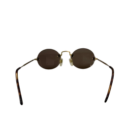 【中古】メガネロック MEGANEROCK RAT サングラス 眼鏡・サングラス 眼鏡 ブラウン 201goods-628