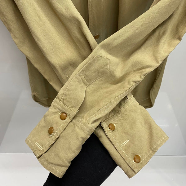 【曜日割引対象外】 ヴィンテージ vintage 40's FORBES ウエスタンシャツ 長袖シャツ ベージュ 201MT-4422 VB