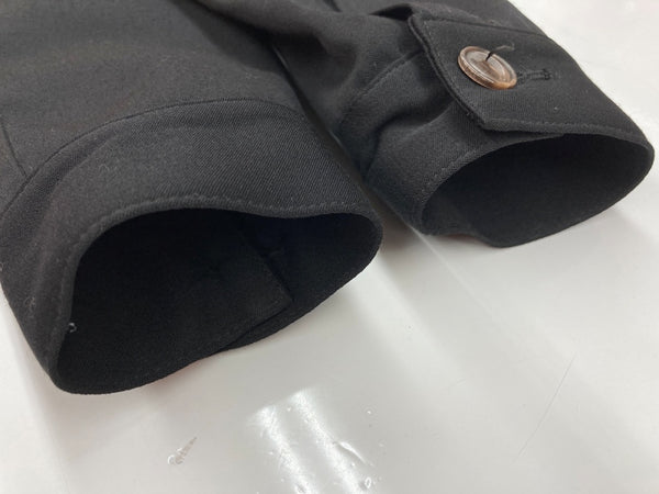 ワコマリア WACKO MARIA ROCKERS ROCKIN’ BLUES SMORKER L/S SHIRT ウール 長シャツ ワークシャツ 黒 ジャケット 刺繍 ブラック Mサイズ 104MT-2230