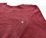 チャンピオン Champion 90年代 90s REVERSE WEAVE リバースウィーブ 刺繍 タグ made in USA 90's フェード 目あり XL スウェット レッド 103MT-3378