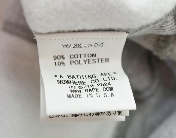 アベイシングエイプ A BATHING APE 20SS CLASSIC GAMMA APE CREWNECK グラフィック クルーネック スウェットシャツ グレー スウェット グレー Sサイズ 103MT-1748