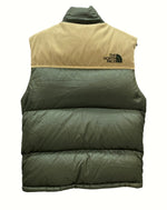 ザノースフェイス THE NORTH FACE NUPTSE DOWN VEST ヌプシ ダウン ベスト 700LTD アウター アウトドア 韓国タグ 茶色 緑 NF201B50 ベスト ロゴ カーキ Sサイズ 104MT-885