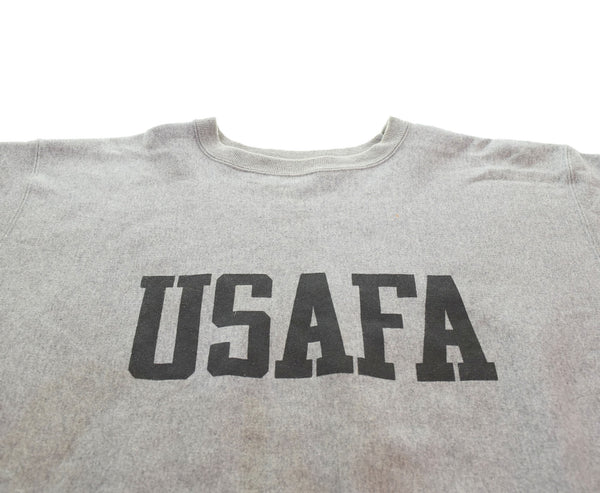 スリーフェイス THREEFACE USAFA  REVERSE WEAVE リバースウィーブ スウェット グレー Lサイズ 103MT-2991