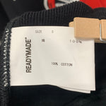 レディメイド READY MADES ロゴプリント ロングスリーブ フーディー パーカ ブラック Sサイズ 201MT-4462