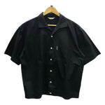 クーティープロダクションズ COOTIE PRODUCTIONS T/W Sucker Open Collar S/S Shirt 半袖シャツ ブラック Sサイズ 201MT-3368