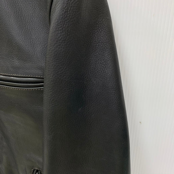 アヴィレックス AVIREX レザー シングルライダース 6141057 ジャケット ブラック Mサイズ 201MT-4689