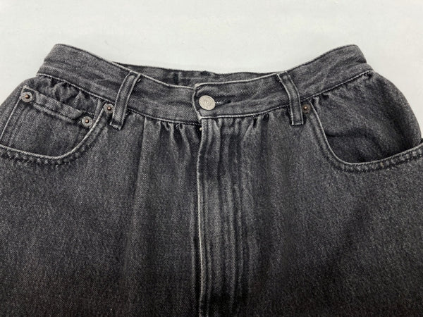 エムエムシックス MM6 メゾンマルジェラ Maison Margiela テーパード デニム パンツ TAPERED DENIM PANTS BLACK 黒 GRAY S32LA0209 S30652 デニム 無地 グレー 104LB-11