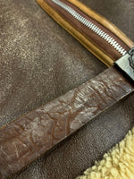 アビレックス AVIREX アヴィレックス b-3 フライトジャケット アメリカ製 サイズ36 ジャケット ブラウン 101MT-4658