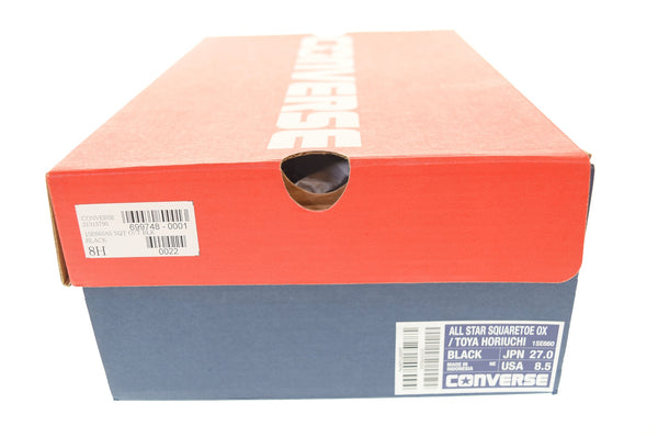 コンバース CONVERSE ALL STAR SQUARETOE OX TOYA HORIUCHI オールスター スクエアトウ スニーカー 31315790 メンズ靴 スニーカー ブラック 27cm 103S-1170