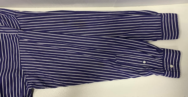 グラフペーパー Graphpaper ストライプ長袖シャツ GM191-50033B ブルー 1サイズ 201MT-3798