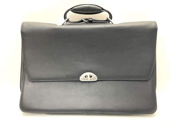 コノリー CONNOLLY レザー ブリーフ ビジネスバッグ メンズ ブラック 601bag-14