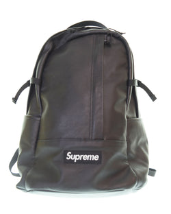シュプリーム SUPREME 23AW Leather Backpack バックパック リュックサック 黒 バッグ メンズバッグ バックパック・リュック ブラック 103B-136