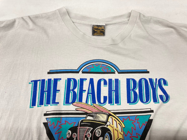 バンドTシャツ BAND-T 90's THE BEACH BOYS WORLD TOUR touch of gold  両面プリント 袖 シングルステッチ XL Tシャツ プリント ブルー 104MT-348