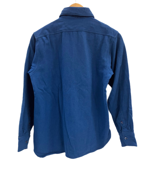 エルエルビーン L.L.Bean 30's 30年代 黒タグ フランネルシャツ vintage ヴィンテージ - 長袖シャツ ブルー 101MT-3953