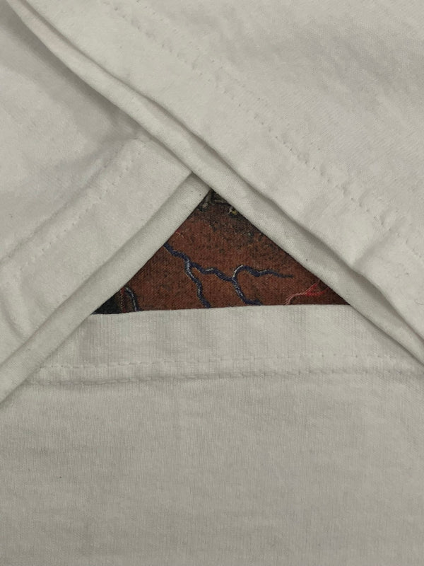 ナイキ NIKE 90's 90年代 FOOTBALL IS IN MY BLOOD アナトミカル 臓器 アメリカ製 MADE IN USA VINTAGE ヴィンテージ Tシャツ ホワイト Lサイズ 101MT-4961