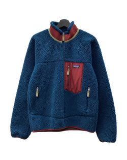パタゴニア PATAGONIA 18AW CLASSIC RETRO-X JACKET クラシック レトロ ジャケット ボア ジップアップ アウトドア 紺 23056FA18 ジャケット ロゴ ネイビー Sサイズ 104MT-1734