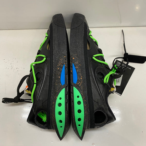 ナイキ NIKE × FF-WHITE BLAZER LOW '77/OW DH7863-001 メンズ靴 スニーカー ブラック 28.5cmサイズ 201-shoes1568