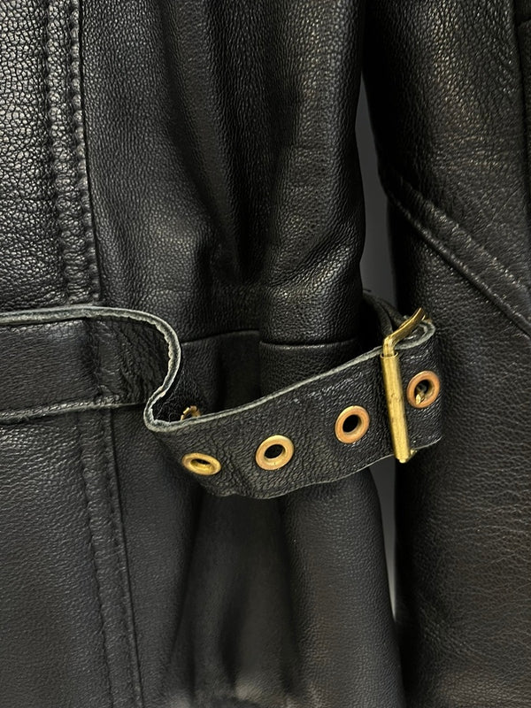 アビレックス AVIREX アヴィレックス レザージャケット J-4LIGHT ゴートレザー 2191002 ジャケット ブラック Mサイズ 101MT-4485