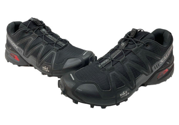 サロモン SALOMON SPEED CROSS 3 スピード クロス Contagrip トレッキング ワイヤー式 アウトドア シューズ 黒 410855 メンズ靴 スニーカー ブラック 27.5cm 104S-884