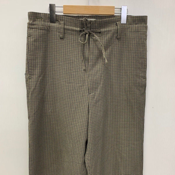 ヨーク YOKE チェックパンツ YK19SS0033P スラックス ベージュ XSサイズ 201MB-1198