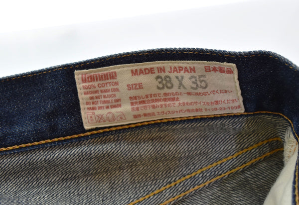 エヴィス EVISU Lot2000 No2 イエロービッグカモメ デニムパンツ LOT2000 デニム ブルー 38 103MB-551