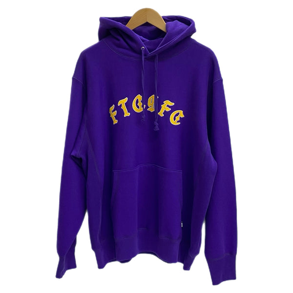 エフティーシー FTC OLD ENGLISH PULLOVER HOODY FTC024AWSW02 パーカ パープル Lサイズ 201MT-4114