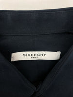 ジバンシィ GIVENCHY 16AW L/S METAL DETAIL COTTON SHIRT メタル ディテール コットン シャツ 長袖 紺 16F 6202 361 サイズ 38 長袖シャツ 無地 ネイビー 104MT-1026