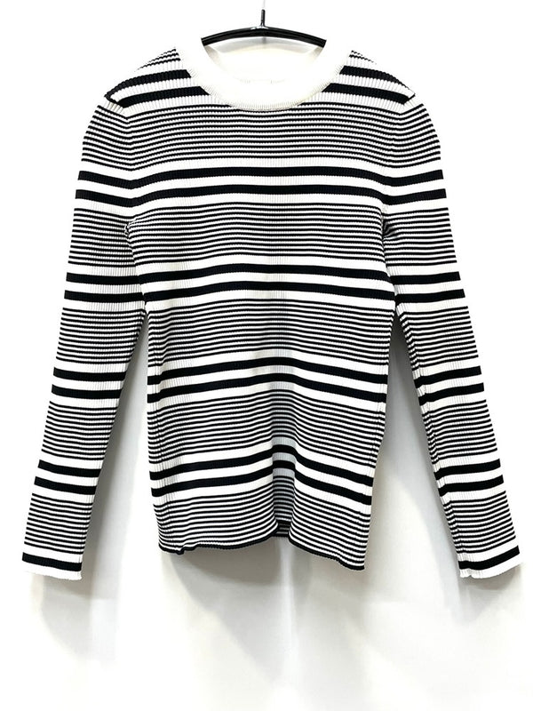 ナゴンスタンス nagonstans ストライプ ラッシュガード 470BS270-5340 長袖カットソー ホワイト 36 601LT-21