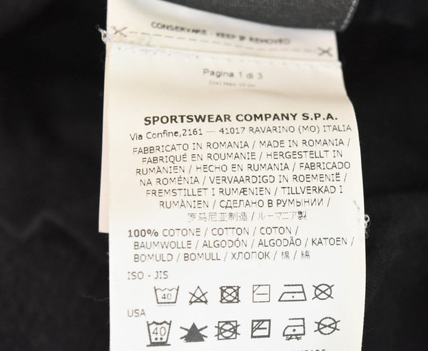 ストーンアイランド STONE ISLAND 裾リブ スウェットパンツ 711560320 ボトムスその他 ブラック Sサイズ 103MB-689