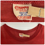 【曜日割引対象外】 チャンピオン Champion 60's ランタグ ALBANY Tシャツ レッド Mサイズ 201MT-4228 VB