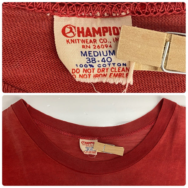 【曜日割引対象外】 チャンピオン Champion 60's ランタグ ALBANY Tシャツ レッド Mサイズ 201MT-4228 VB