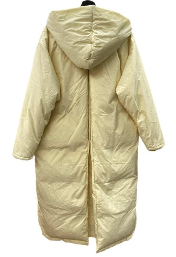 シールームリン SeaRoomlynn Back tuckフード ロング ダウンコート サンプル品 キルティング オーバーサイズ パステルカラー クリーム YELLOW 黄色 3190017 コート 無地 イエロー 104LT-255