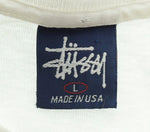 ステューシー STUSSY OLD STUSSY オールド ステューシー 90's 90年 紺タグ USA アメリカ製 1999 ドラゴン 龍 Tシャツ ロゴ ホワイト Lサイズ 103MT-648