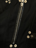 ニコクドウ 弐黒堂 ライドジャケット 刺繍 バイカー バイク ジャケット ブラック Lサイズ 101MT-5393