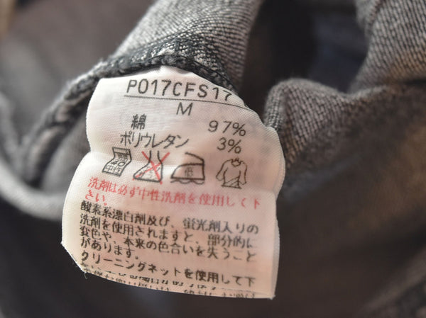 ピンクハウス PINK HOUSE 裾ベアーフラワー刺繍 デニムスカート スカート ブラック Mサイズ 103LB-9