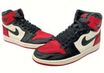 ナイキ NIKE 17年製 AIR JORDAN 1 RETRO HIGH OG GYM RED エア ジョーダン レトロ ハイ ジム レッド AJ1 白 赤 黒 555088-610 メンズ靴 スニーカー ブラック 27cm 104-shoes537