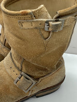 レッドウィング RED WING ENGINEER BOOTS suede エンジニア ブーツ スエード ANSI Z41 PT83 茶 8268 メンズ靴 ブーツ エンジニア ベージュ サイズ 7D 104S-1057