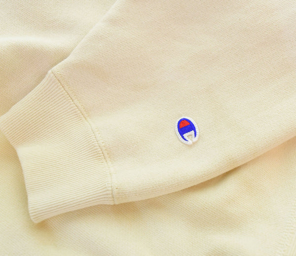 ダブルタップス WTAPS 21AW × Champion チャンピオン CREW REVERSE WEAVE リバースウィーブ クルーネック アイボリー C8-U037 スウェット ベージュ Lサイズ 103MT-2600